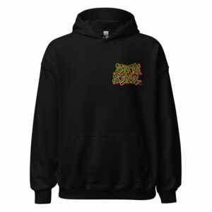 CASACO DE MOLETOM CANGURU COM CAPUZ ESTAMPA BACKSTAR LOGO NOME RELEITURA 1994 RASTA.